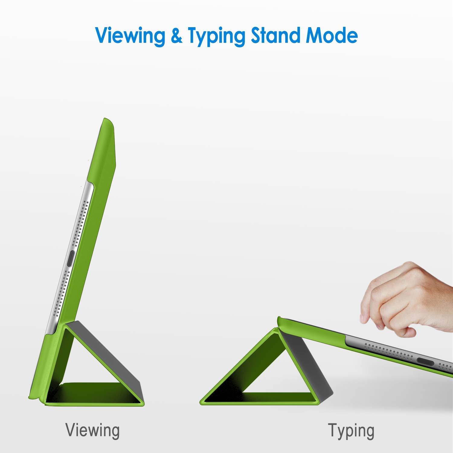 JETech Case for Apple iPad Mini 1 2 3 (NOT for iPad Mini 4), Smart Cover with Auto Sleep/Wake (Green)