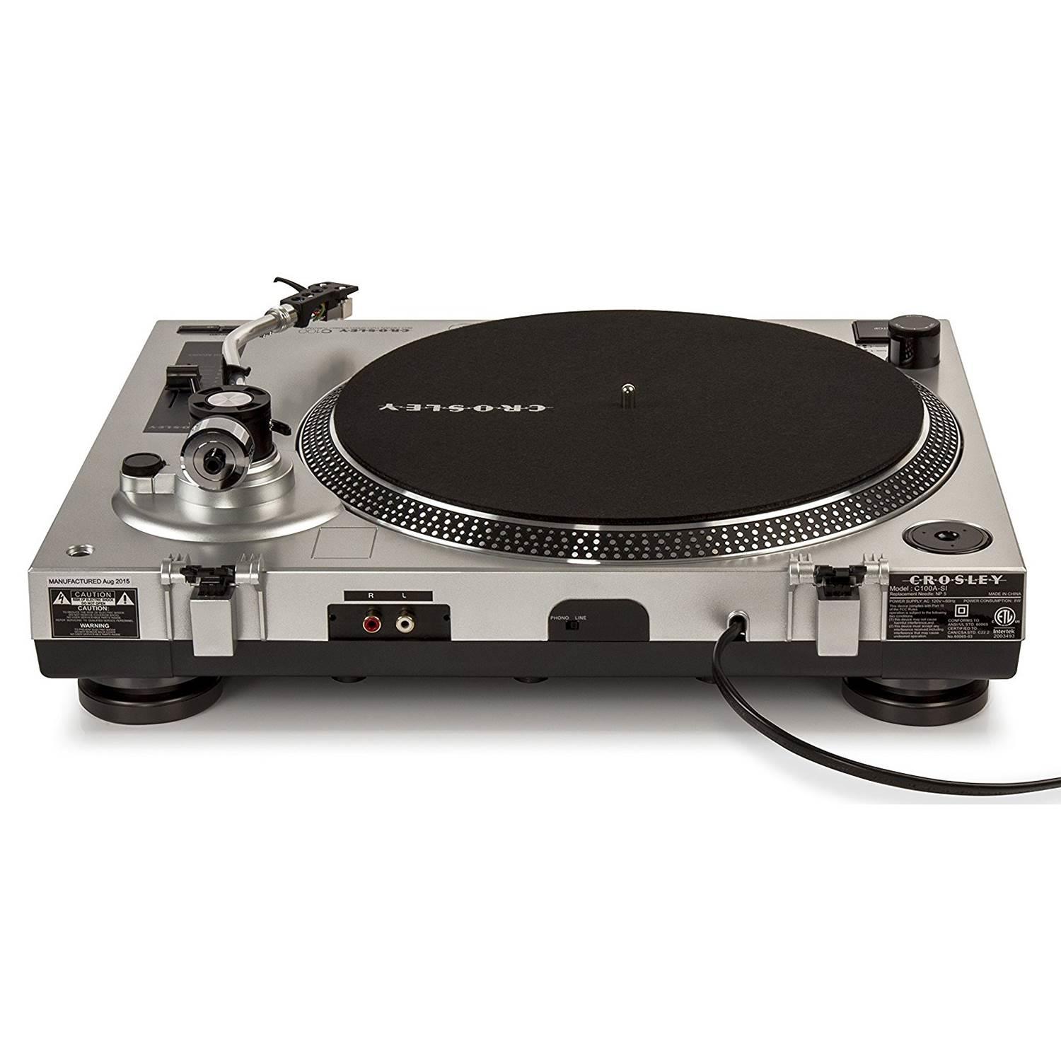 Crosley 2 Speed S-Shaped Built-In Preamp Record Player Turntable (For Parts)