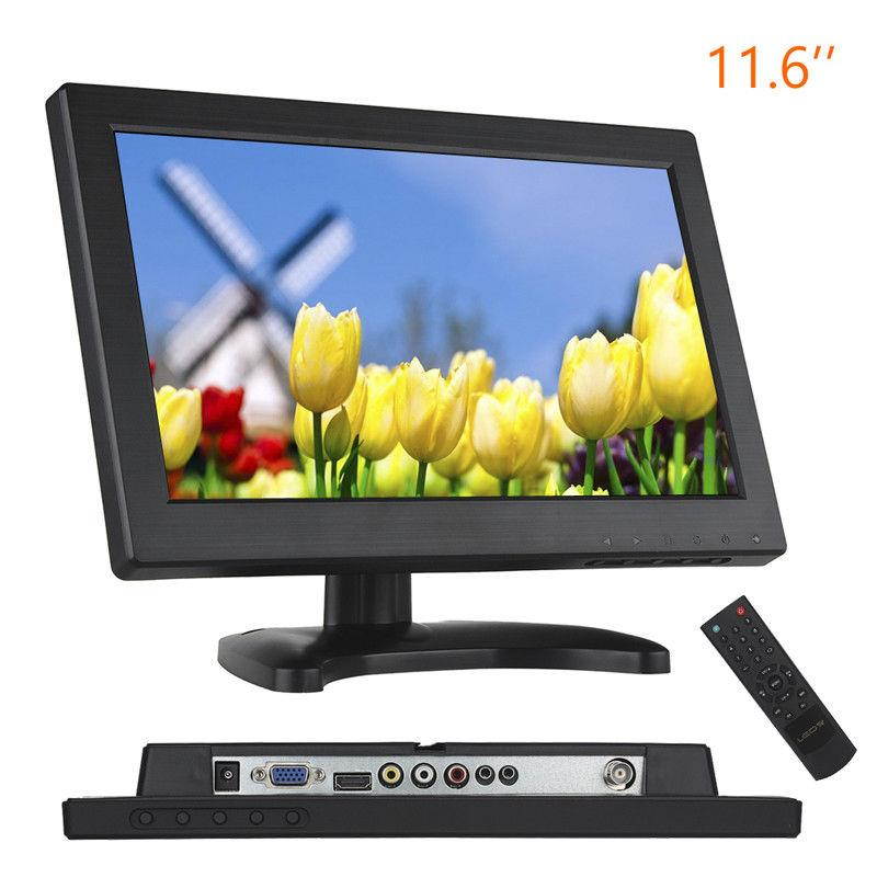 Eyoyo 11.6 Color Video Monitor VGA BNC HDMI AV TV inputAudio for CCTV DVD PC DVR