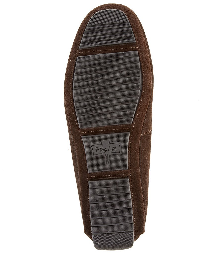 Flag LTD. Men's Morgan Suede Leather Penny Loafer Moccasins
