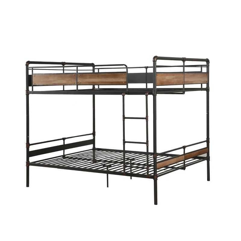 Queen/Queen Brantley li Bunk Bed Sandy Black/Dark Bronze - Acme Furniture