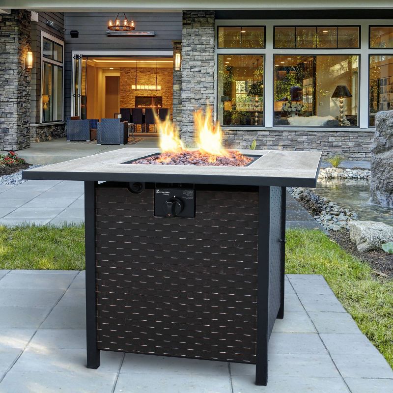 Oakley Gas Fire Table - Landmann