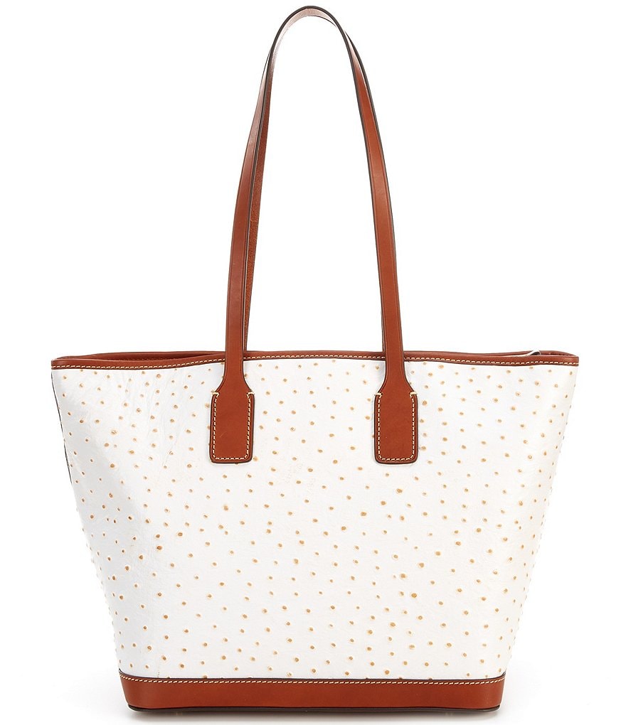 Dooney & Bourke Ostrich Collection Leather Tote Bag