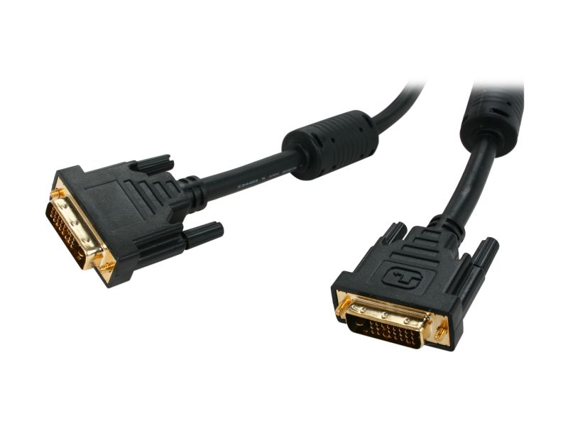DAT 7321D Black Male to Male One DVI-D to DVI-D Single Link Cable