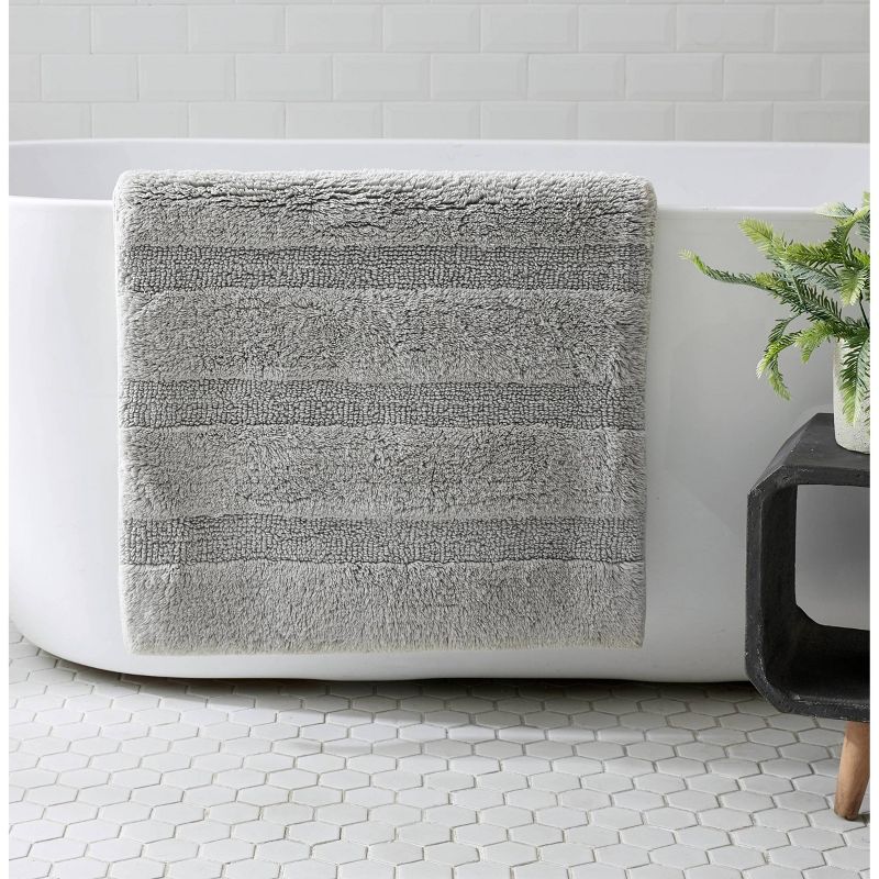 22"x60" Manchester Solid Bath Rug Gray - ED Ellen DeGeneres