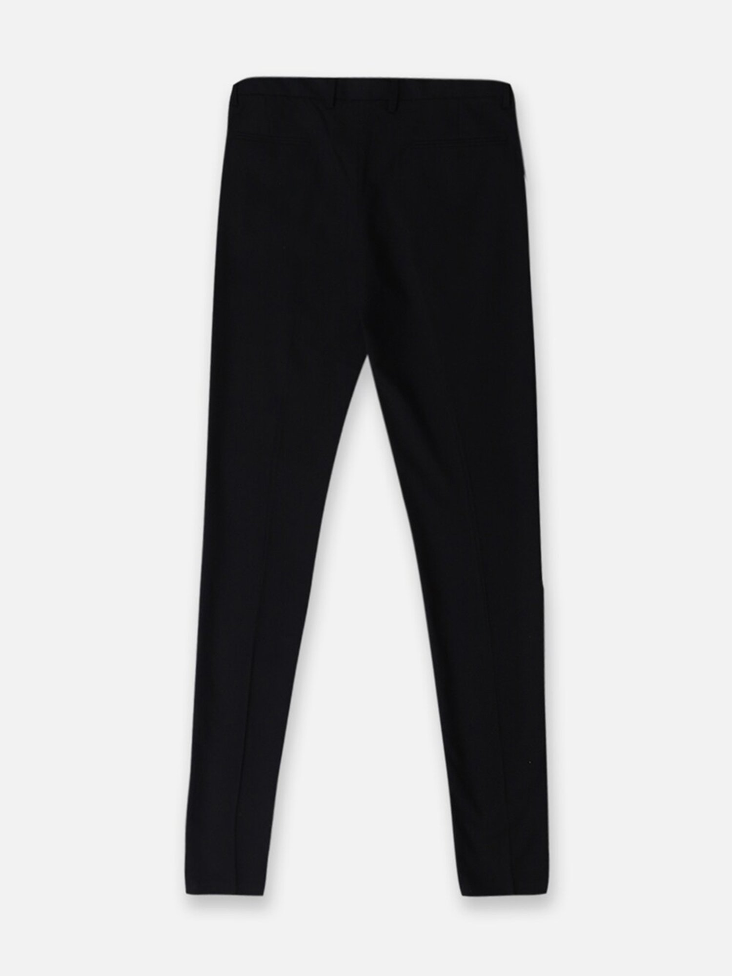 Allen Solly Junior Black Solid Trousers