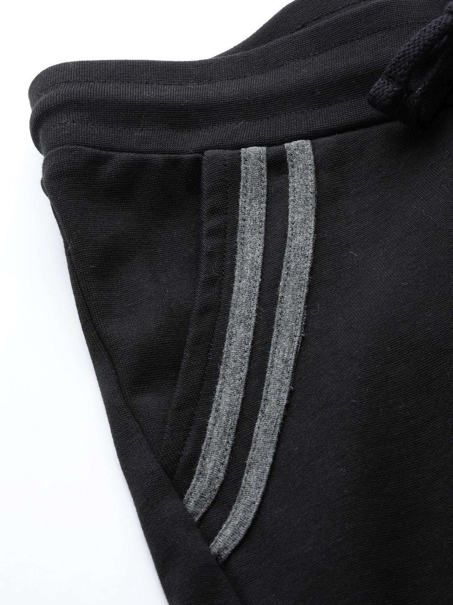 Cayman Black Mid Rise Track Pants