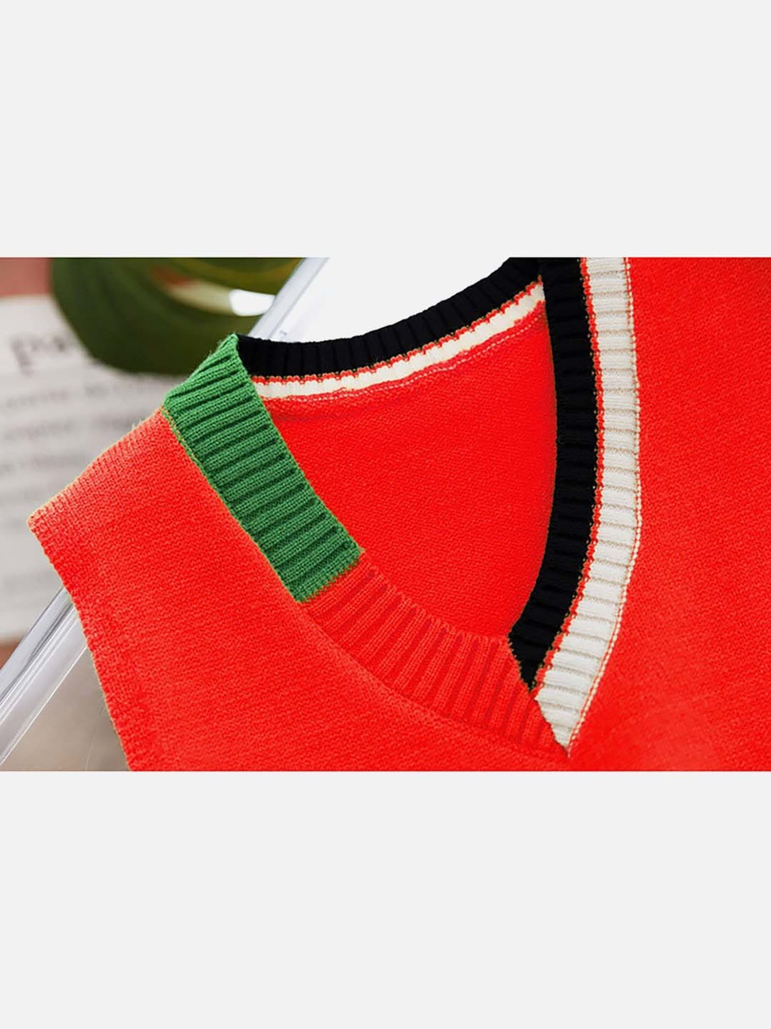 Little Surprise Box Kids Red Embroidered Sweater