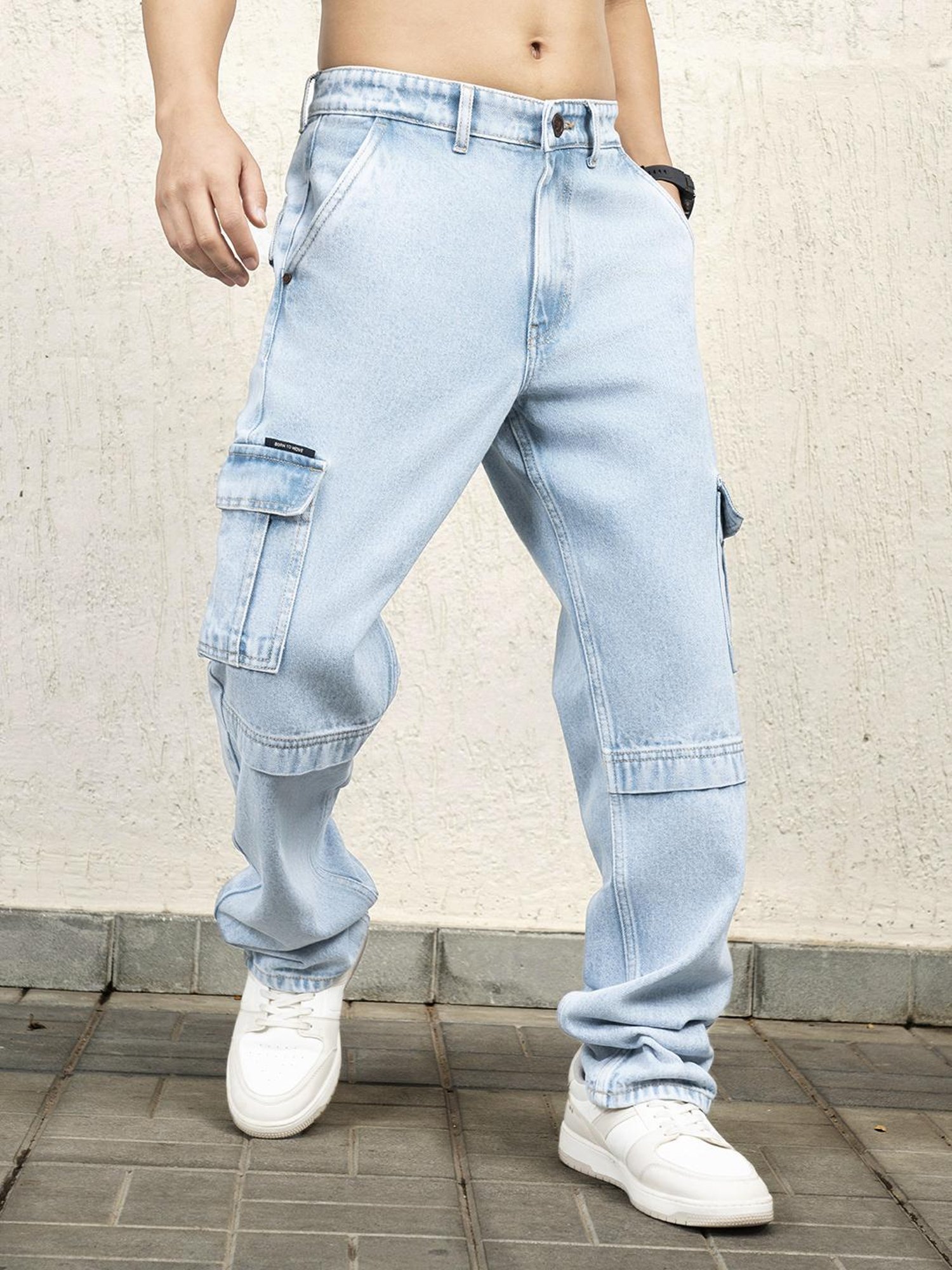 Hubberholme Men Cotton Long Sleeves Oversized Checked Double Pocket Shirt 37