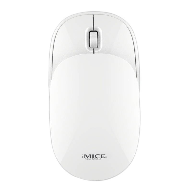 IMICE E-1100 Computer Mouse Power Saving Fashionable Computer Accessory Wireless Connection Office Mouse for Laptop