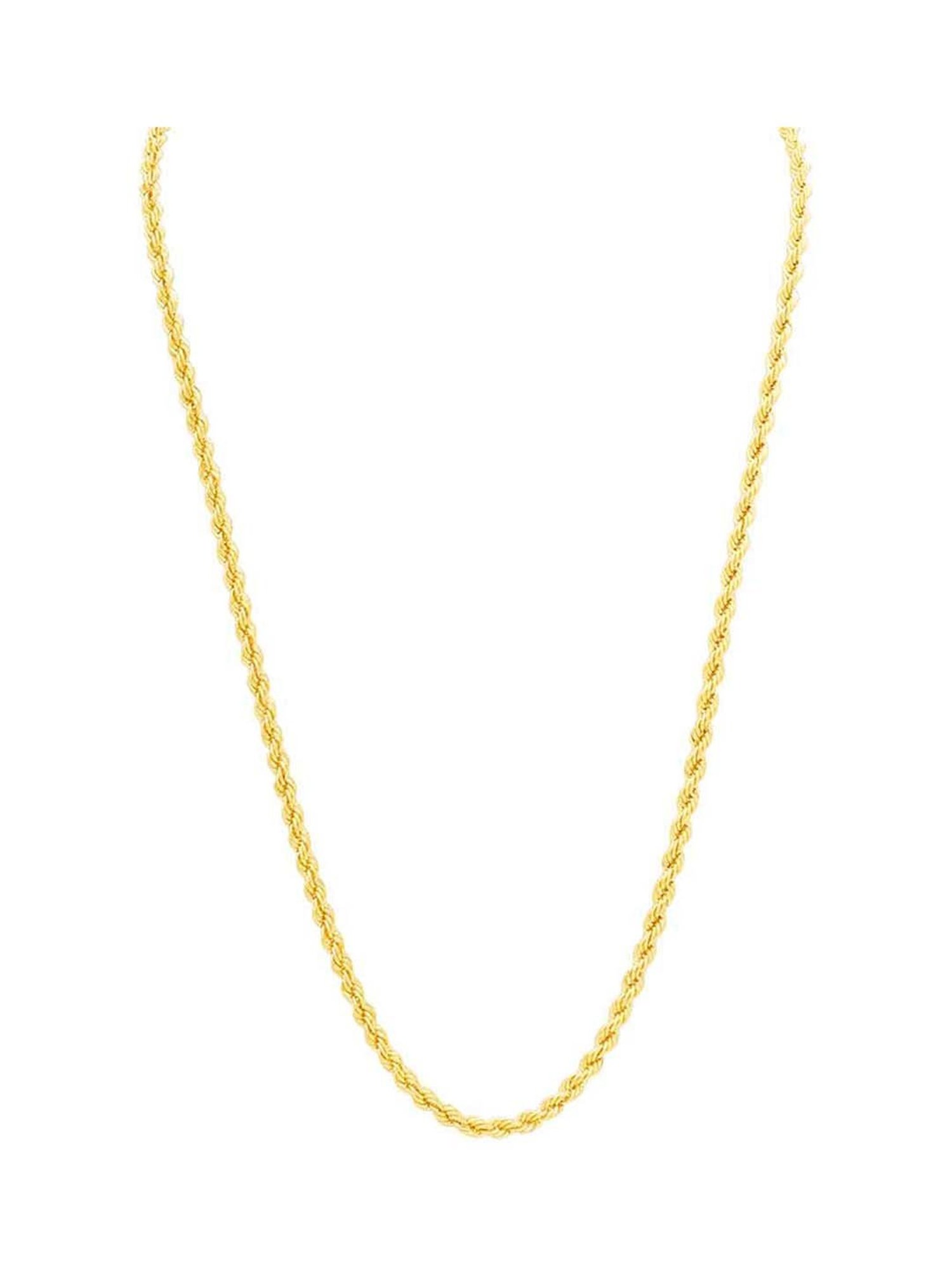 Waman Hari Pethe Jewellers BIS Hallmark 18k Yellow Gold Chain