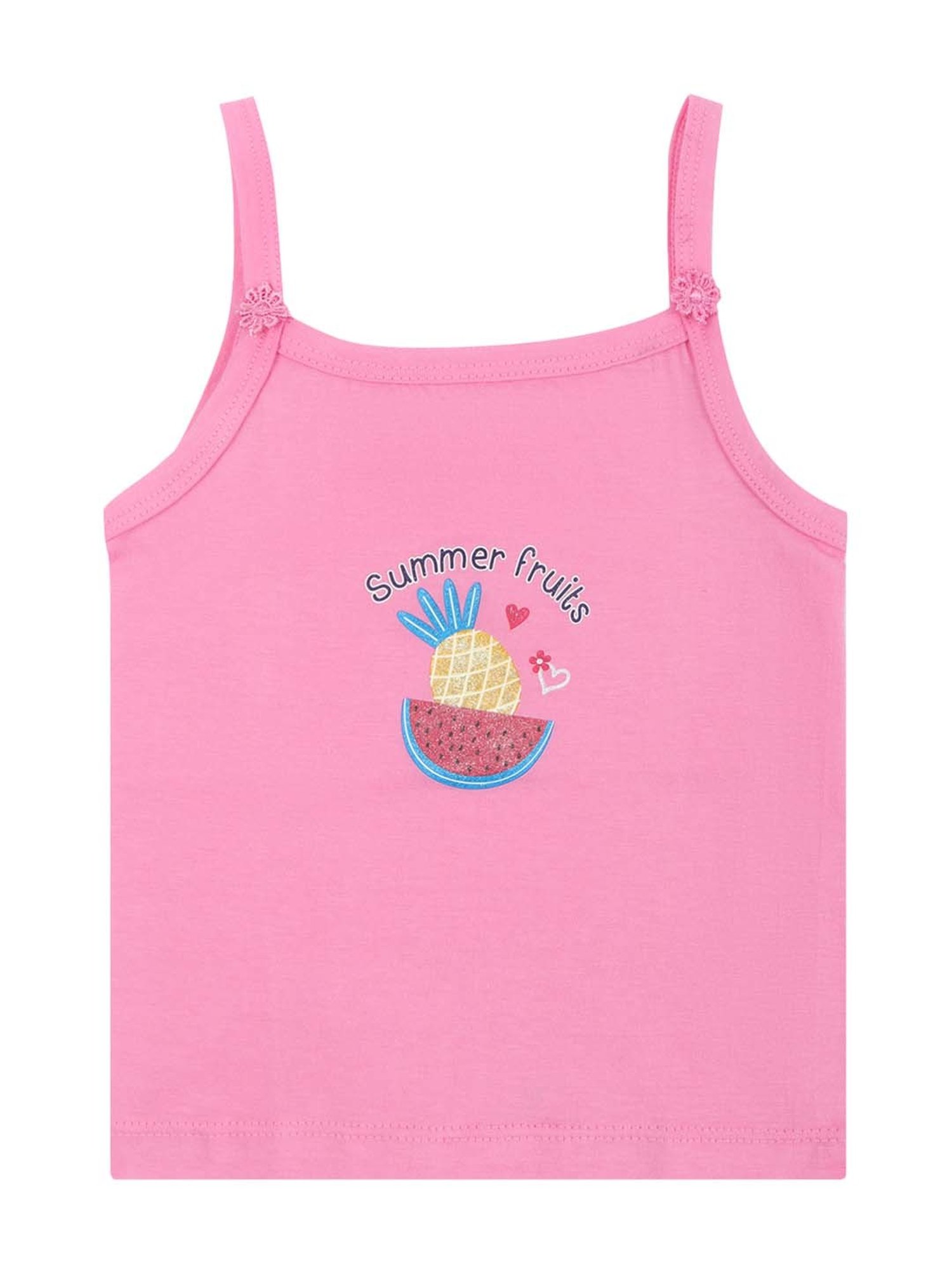 Dyca Kids Multicolor Cotton Printed Vest (Pack of 4)