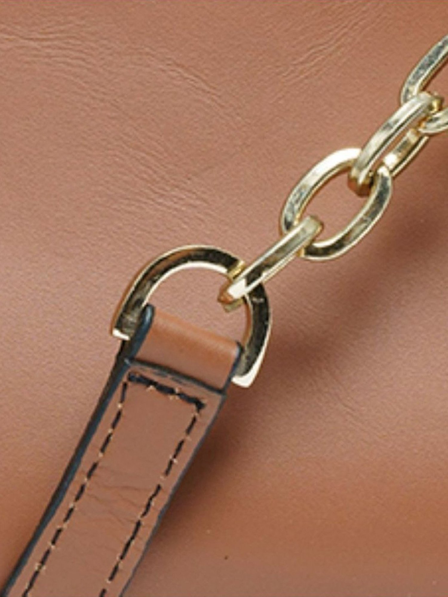 RI2K London Brown Leather Small Cross Body Bag