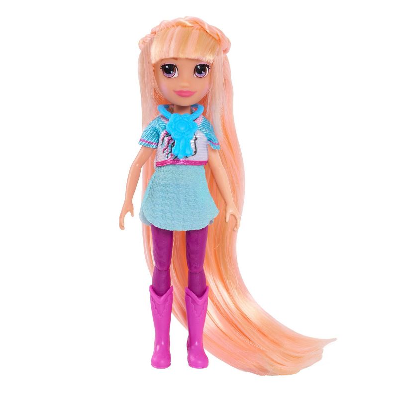 Winner's Stable Oakley & Rose Gold Doll & Horse Figure Set 11pc