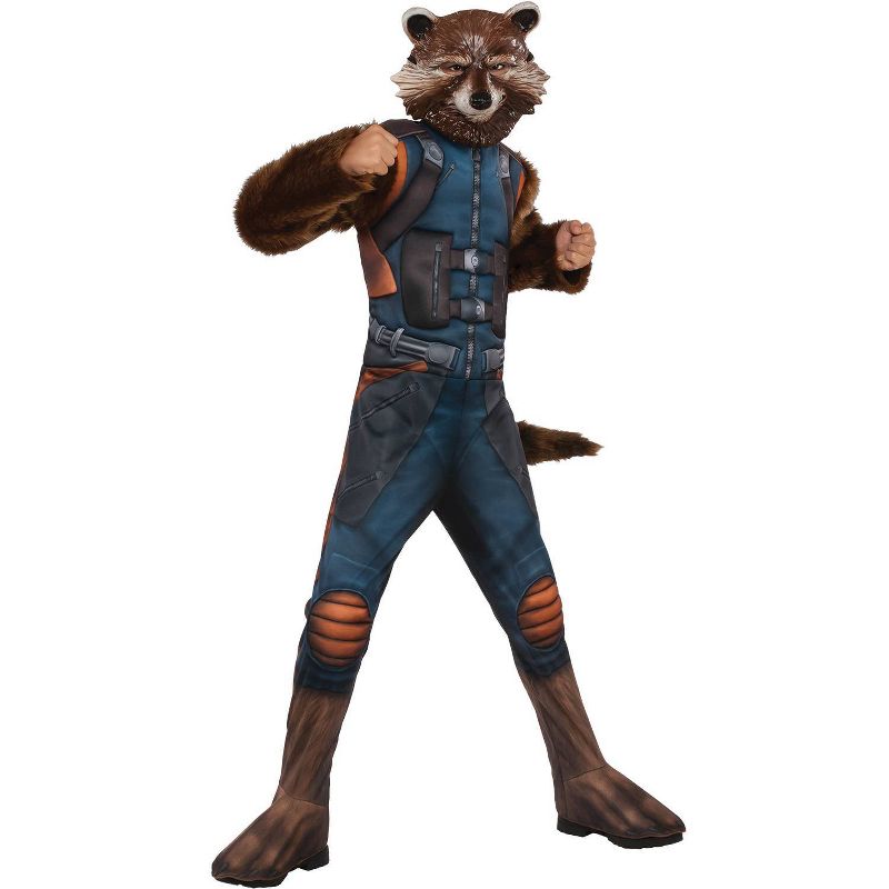 Kids' Rocket Racoon Dlx Halloween Costume - S