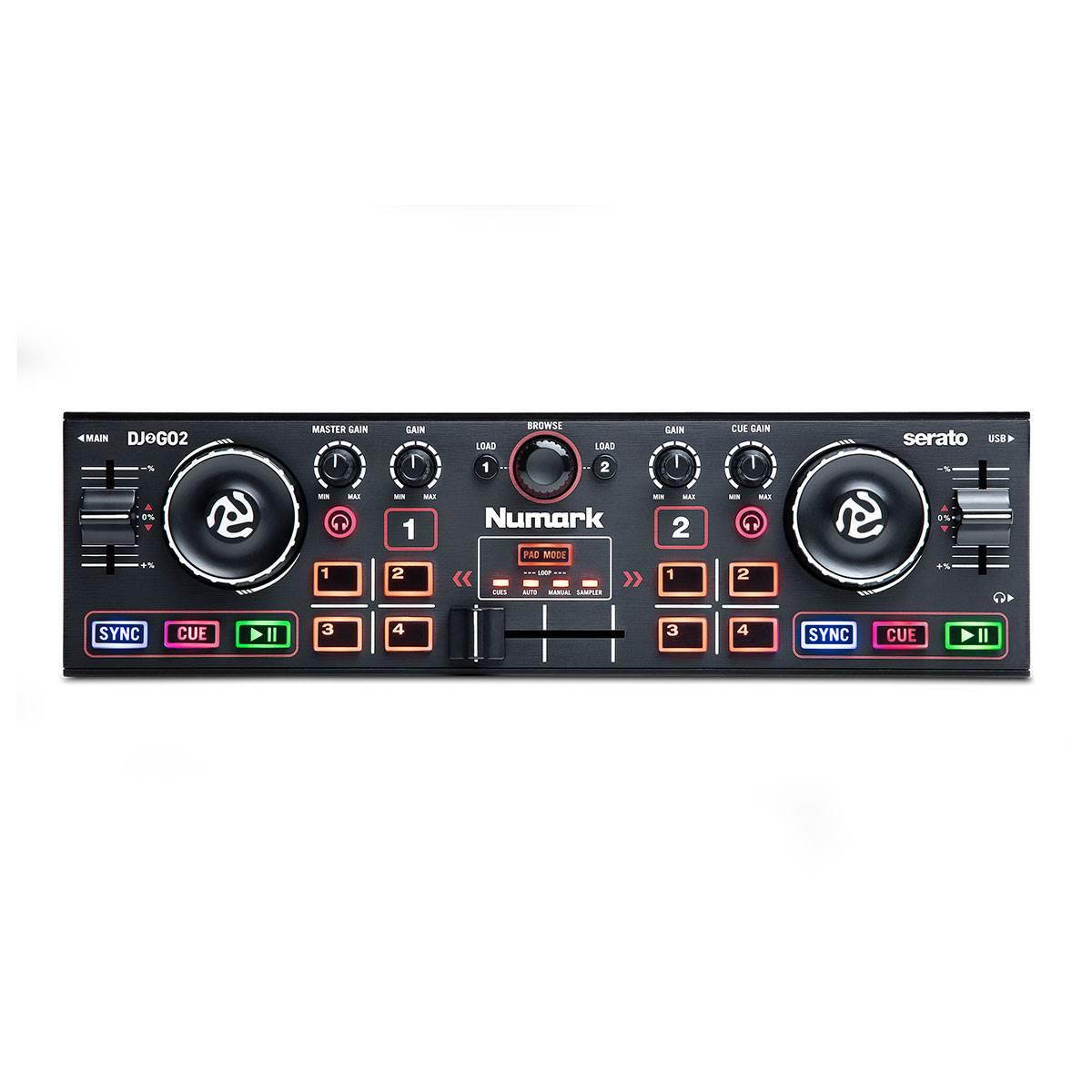 Numark DJ2GO2 Pocket DJ Controller with Audio Interface
