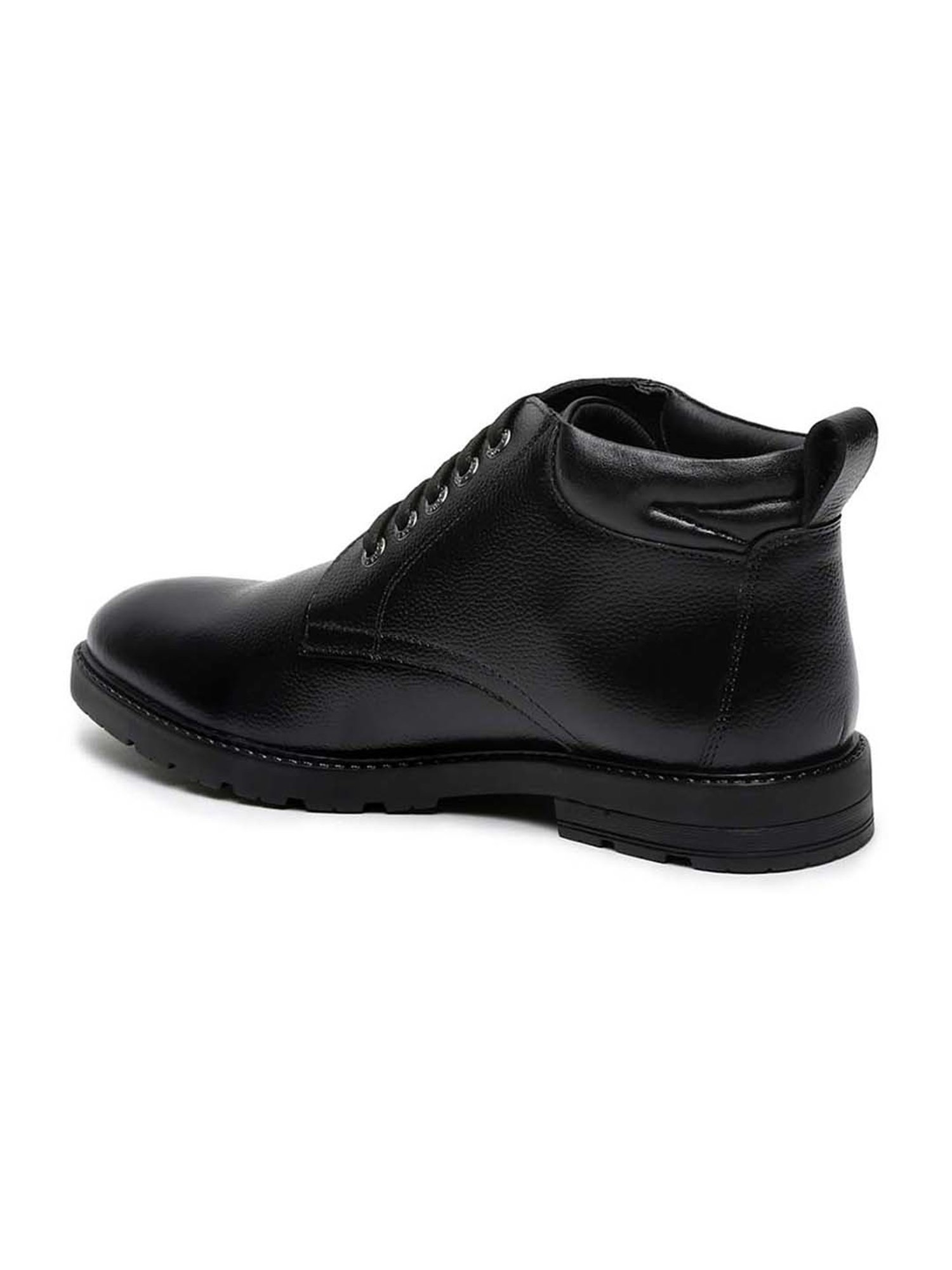 Louis Stitch Men's Obsidian Black Derby Boots