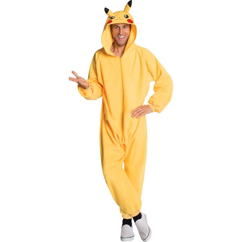 Adult Pikachu Adult One Piece Halloween Costume (S)