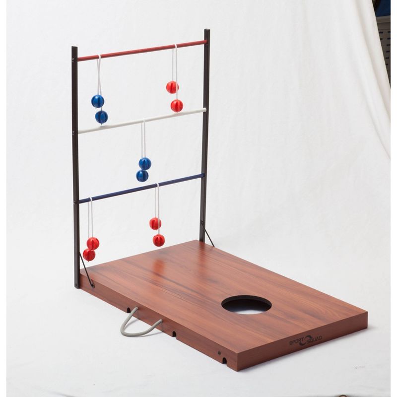 Sport Squad 2-in-1 Indoor/Outdoor Cornhole and Ladder Toss Game Set