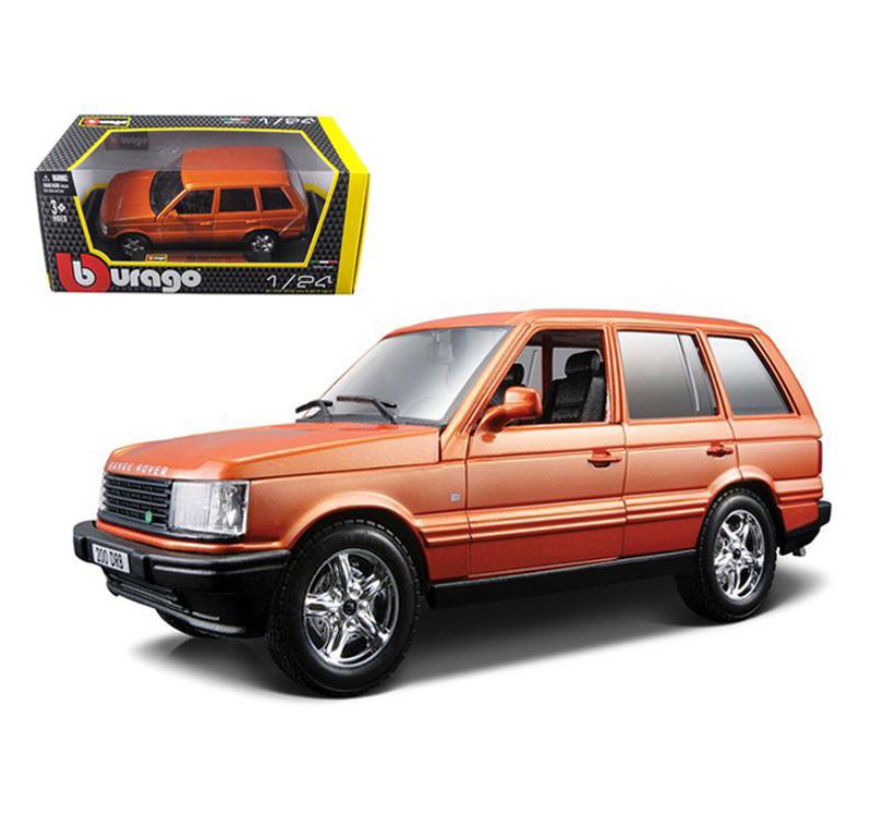 Land Rover Range Rover Orange 1/24 Diecast Car Model by Bburago