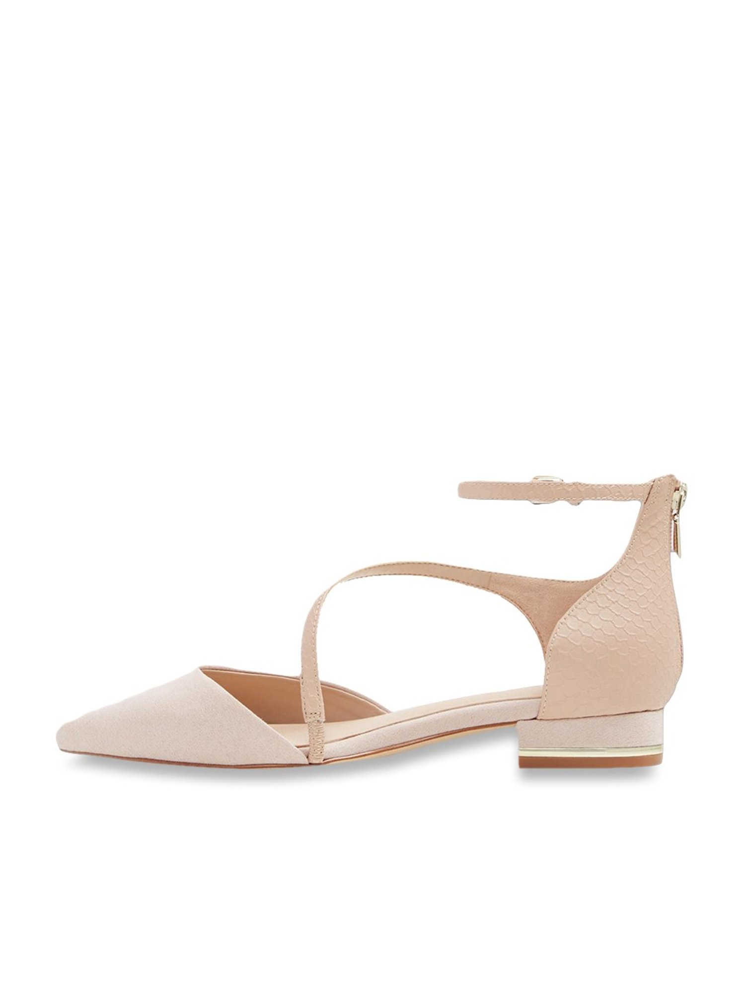 Aldo Women's Beige Ankle Strap Sandals