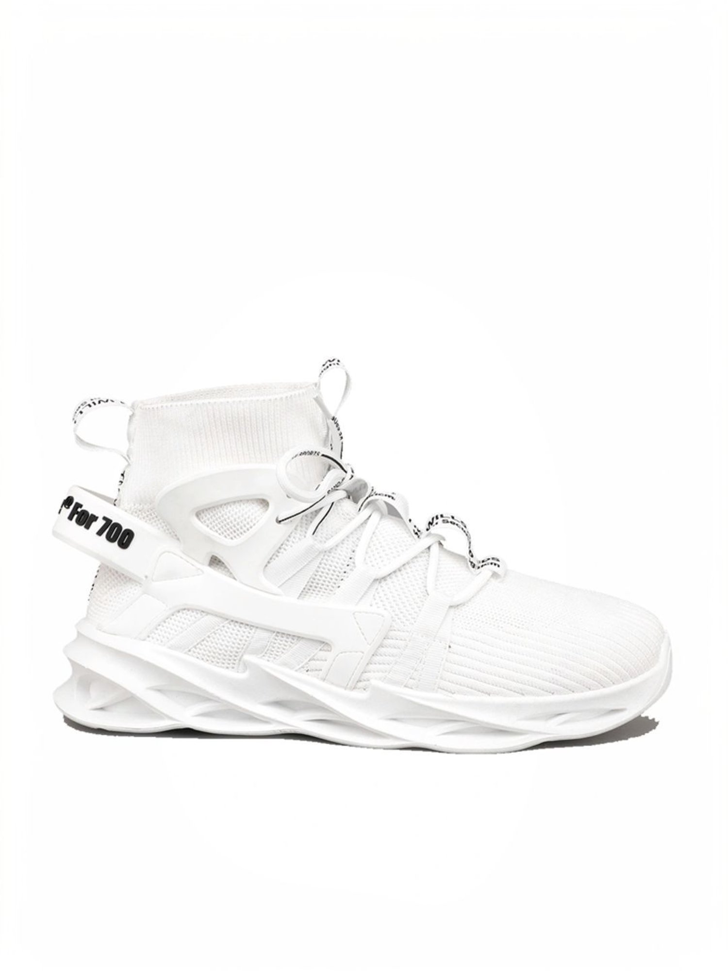 Rapid Box Men's White Running Shoes