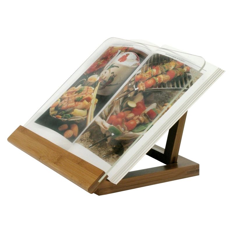 Lipper International Bamboo/Acrylic Cookbook Holder