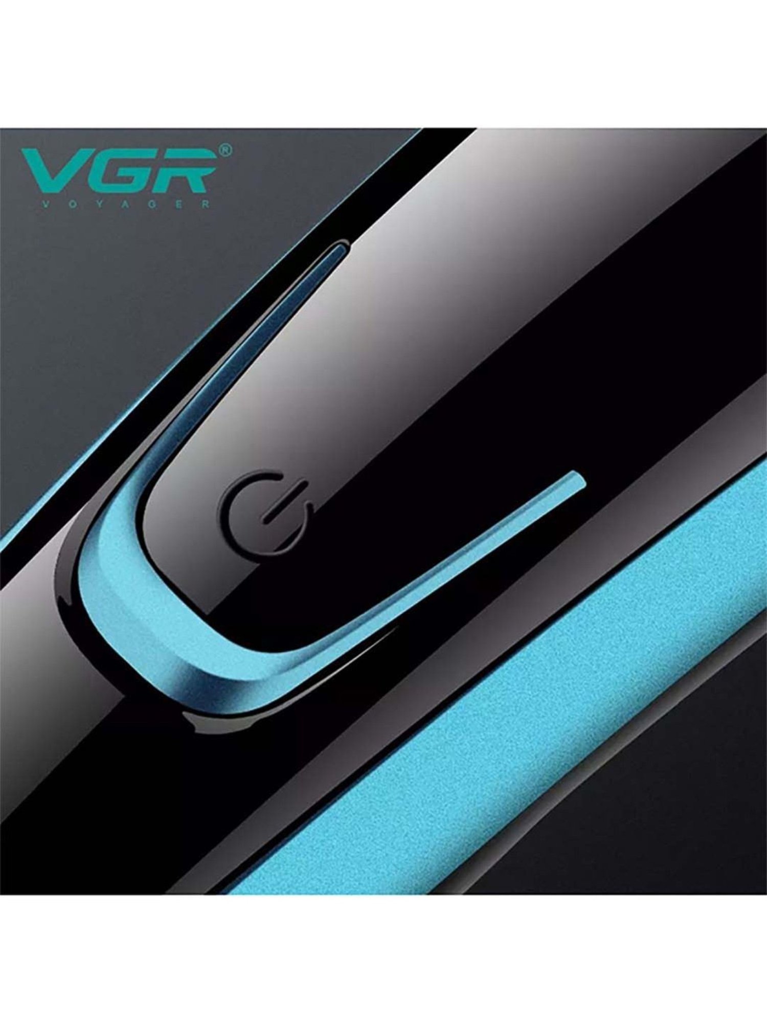 VGR V-183 Professional Corded and Cordless Hair Trimmer - 120 min Runtime (Black and Blue )