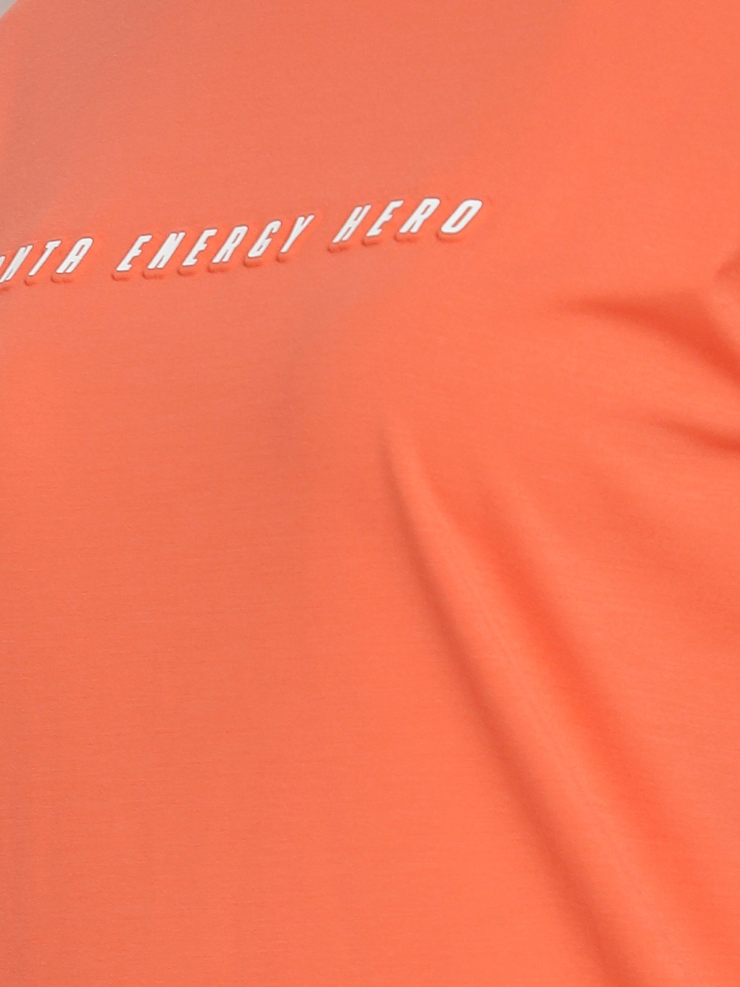 Anta Orange Printed Sports T-Shirt