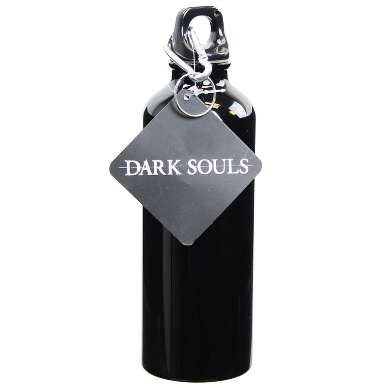 Nerd Block Dark Souls Warrior of Sunlight Logo Aluminum Water Bottle