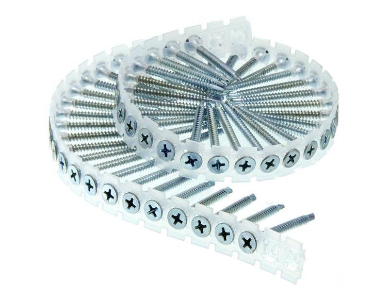 SENCO 06C125CB 1-1/4 in. #6 Clear Zinc Drywall Screws (4,000-Pack)