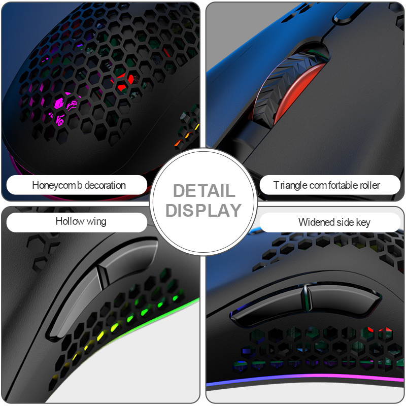 M7 E-sport Hollow Mouse Lightweight Gaming Mouse