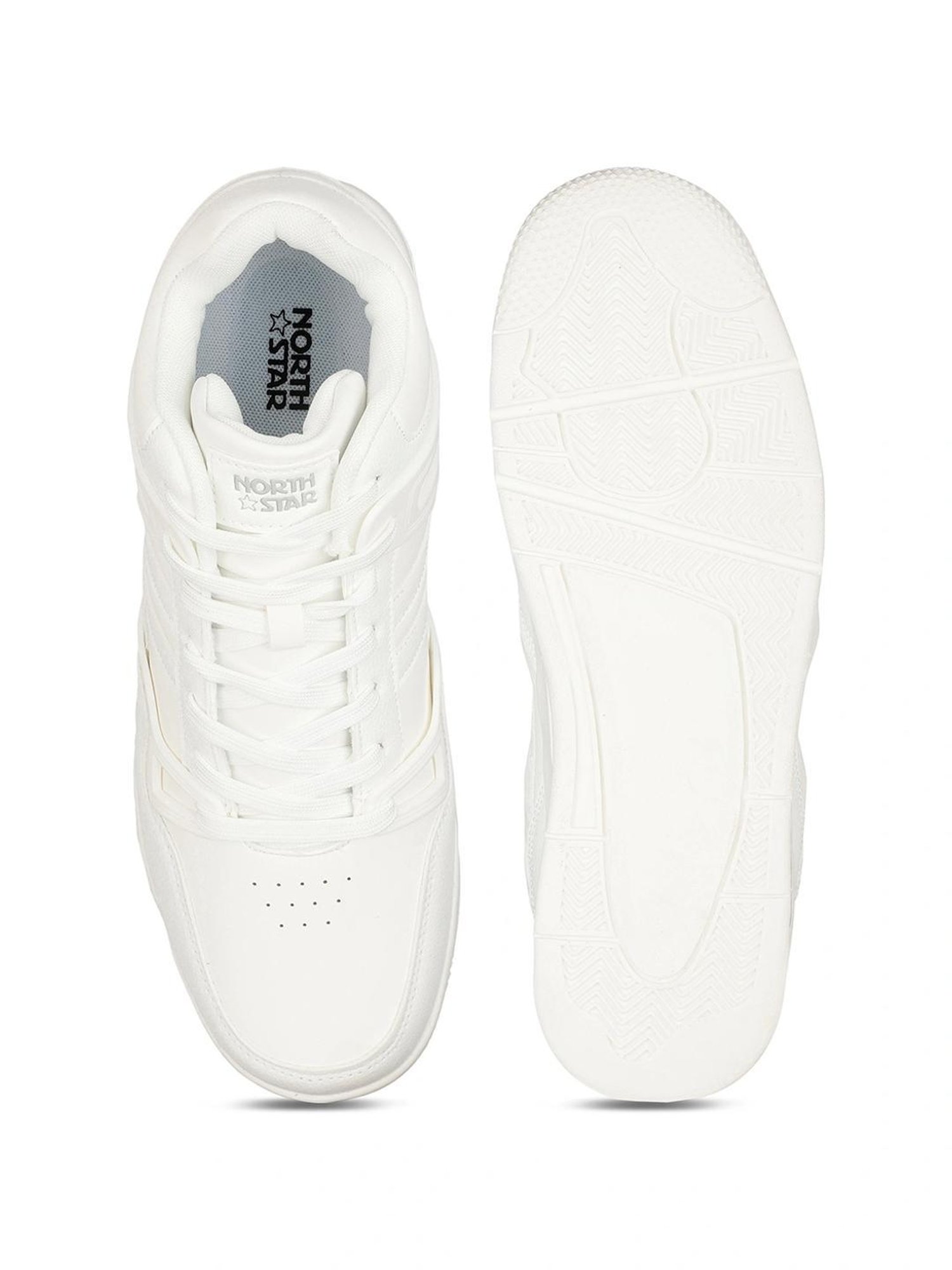 North Star by Bata Men's EDDY White Casual Sneakers