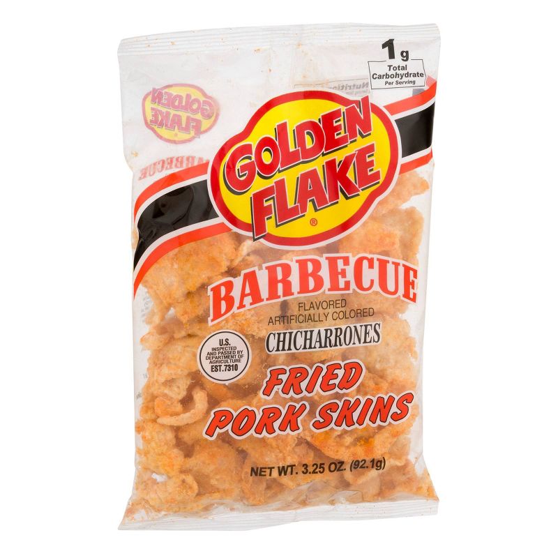 Golden Flake BBQ Pork Skins - 3oz