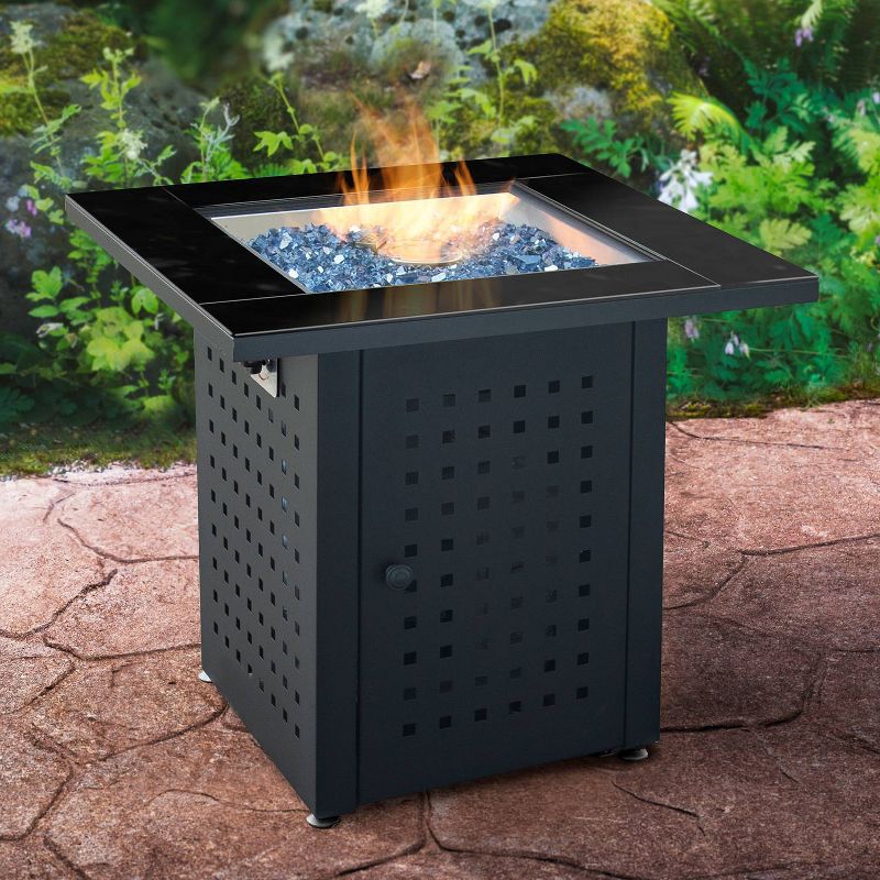 Pleasant Hearth Lockwood Gas Fire Pit Table