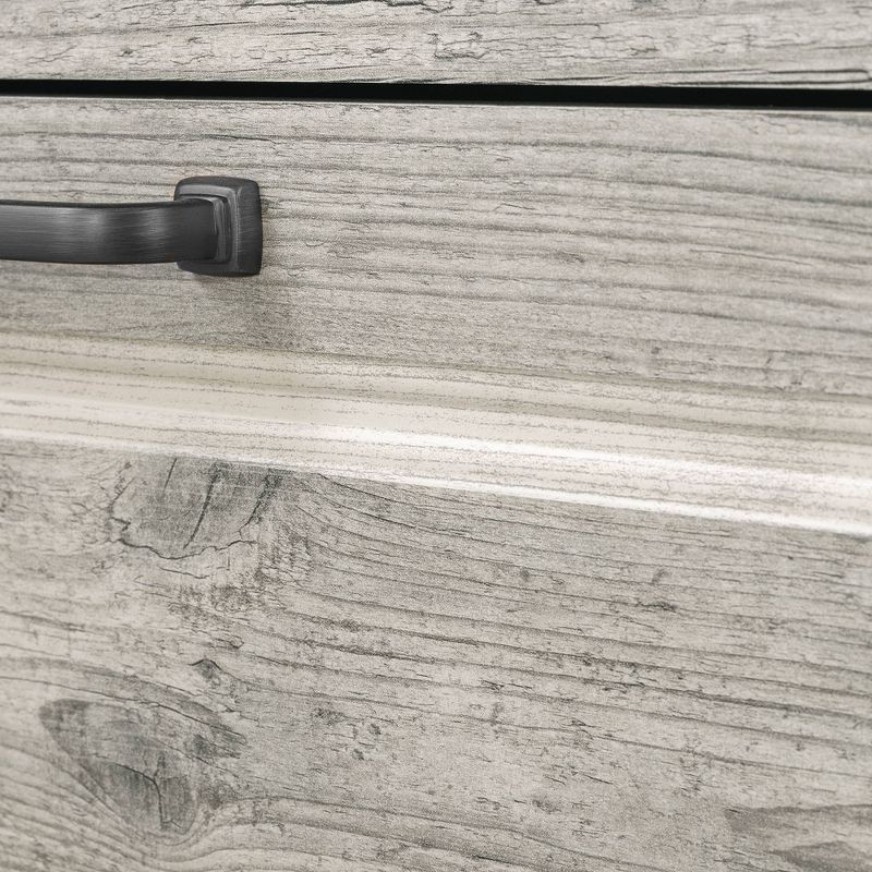 Hankel Changing Table - Pure White and Weathered Oak - South Shore