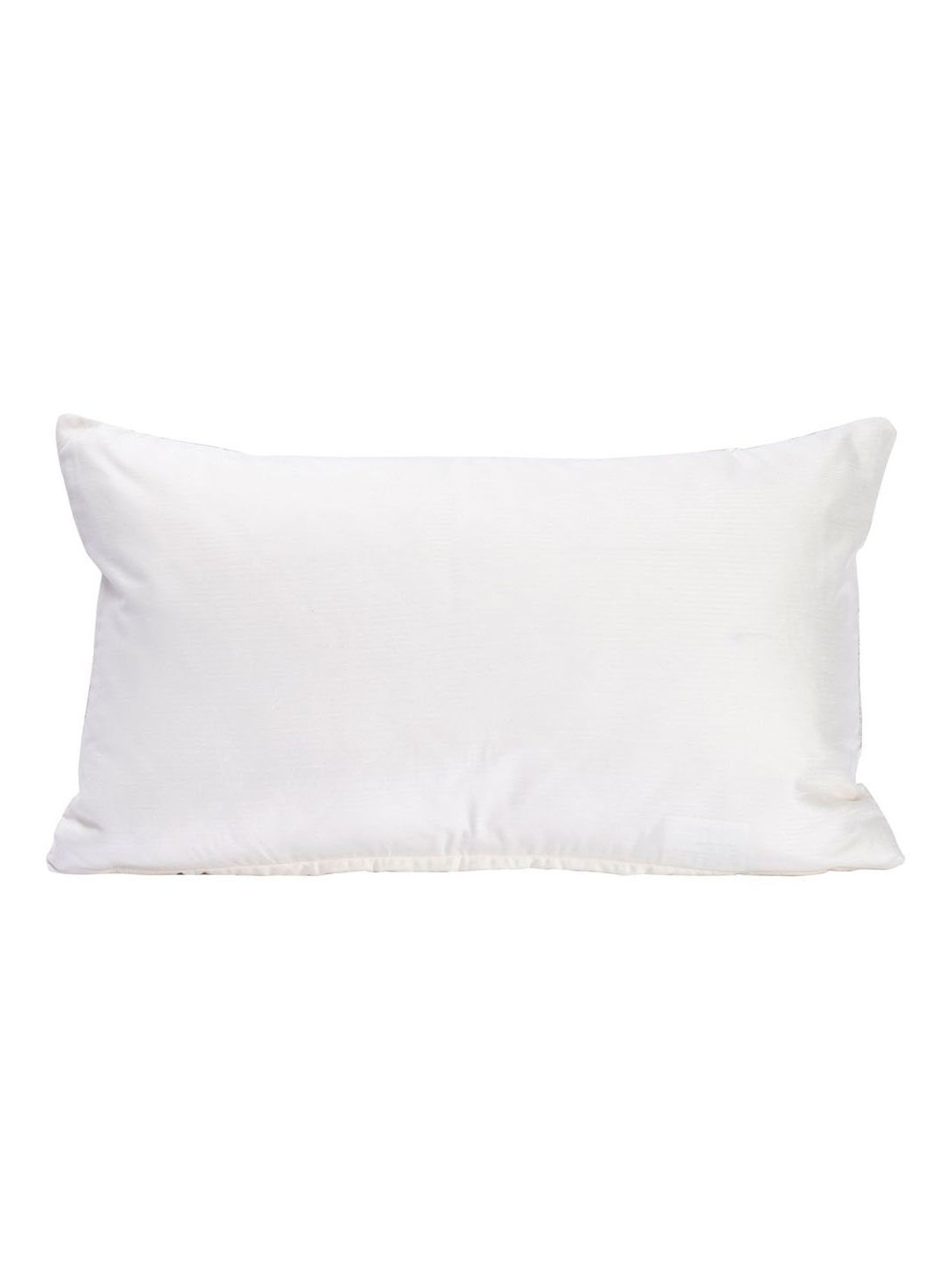 Maspar Embroidery Beige Cotton Vintage Cushion Cover