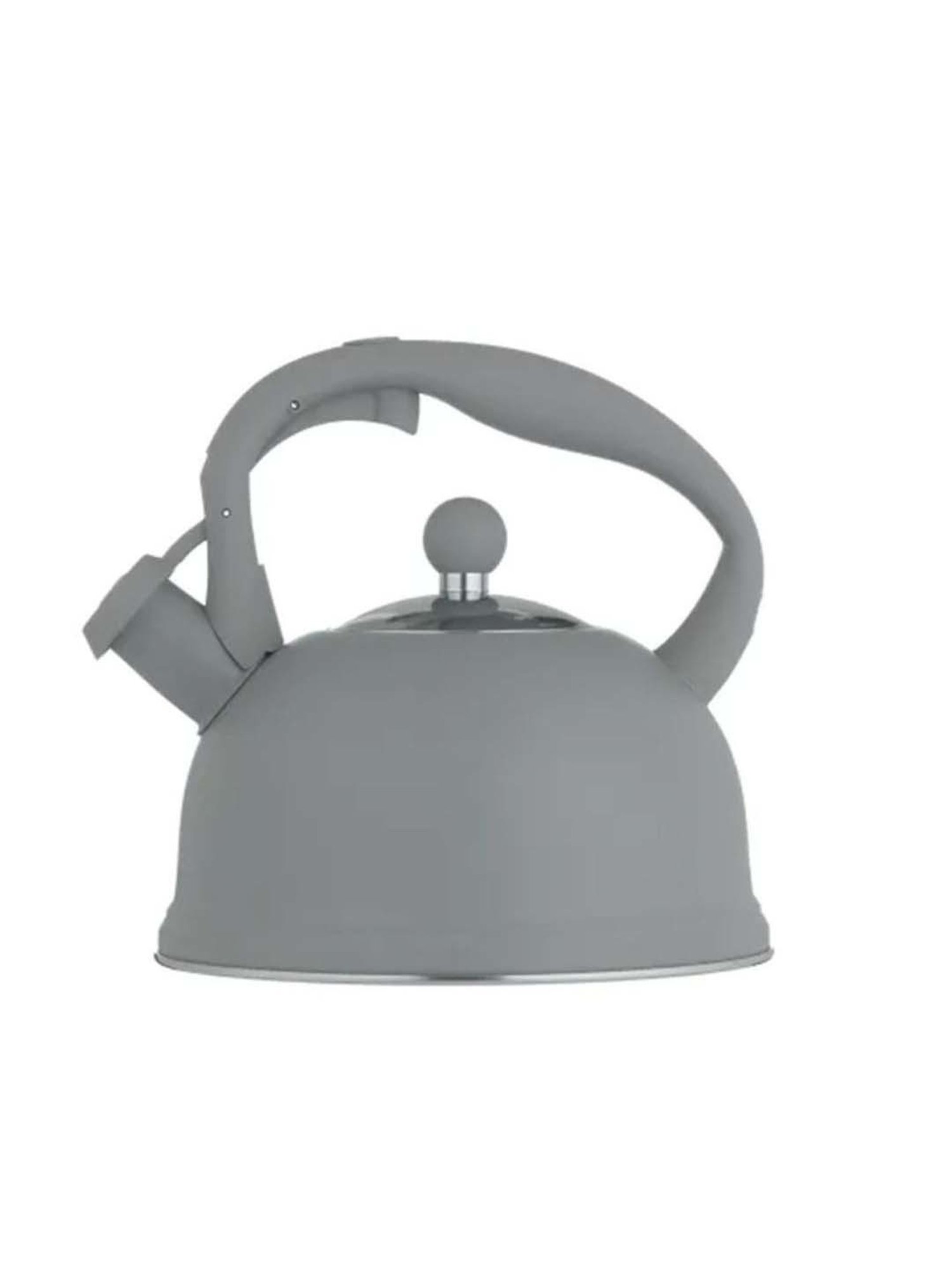 Typhoon Grey Stainless Steel Stove Top Kettle (1.8 L)