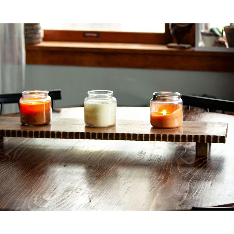 Oversized Rectangle Hand Carved Wood Kitchen Serving Board with Feet - Foreside Home & Garden