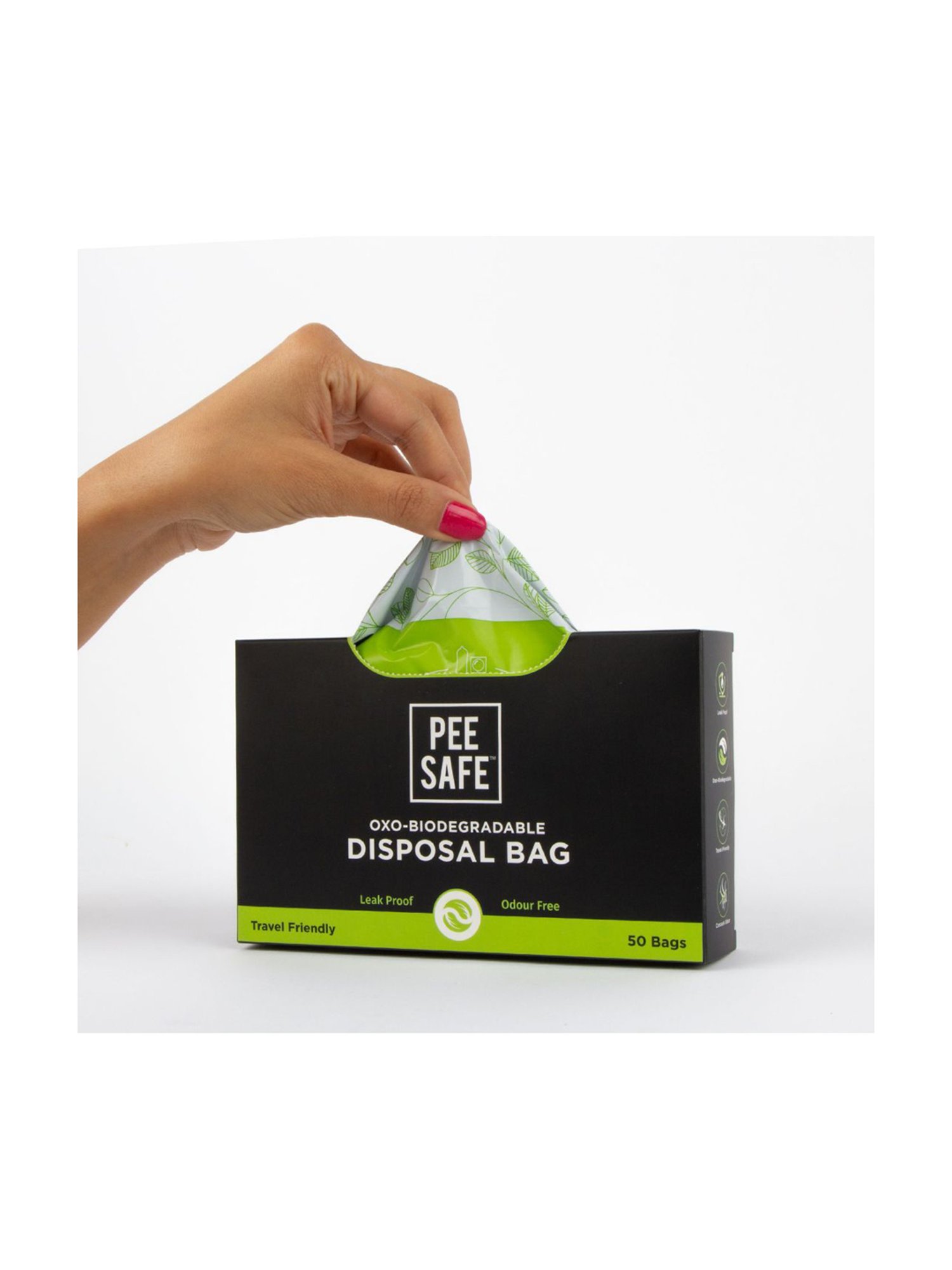 Pee Safe Oxo - Biodegradable Disposable Bags (Pack of 50 Bags)