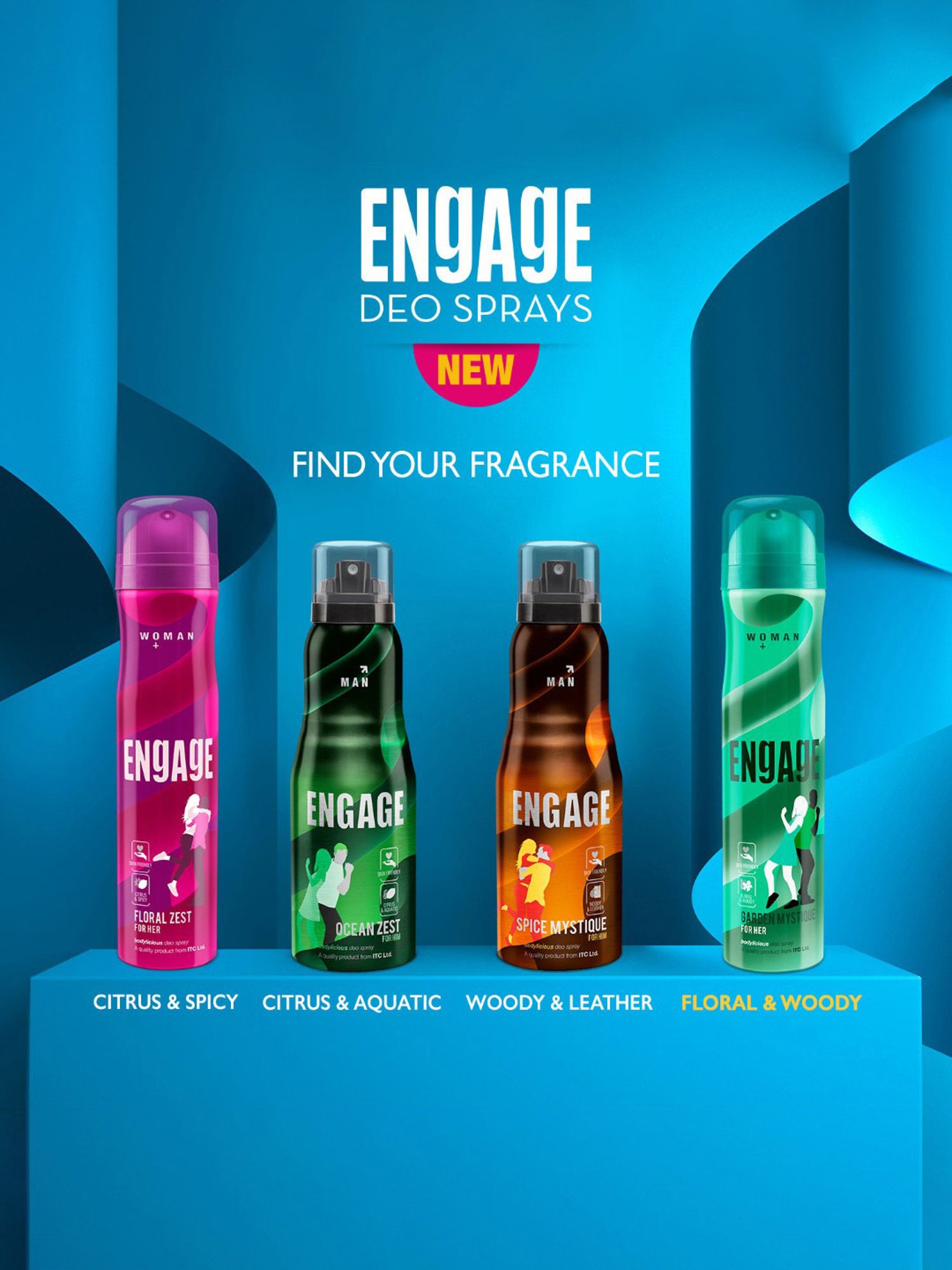 Engage Garden Mystique Deodorant for Women - 150 ml