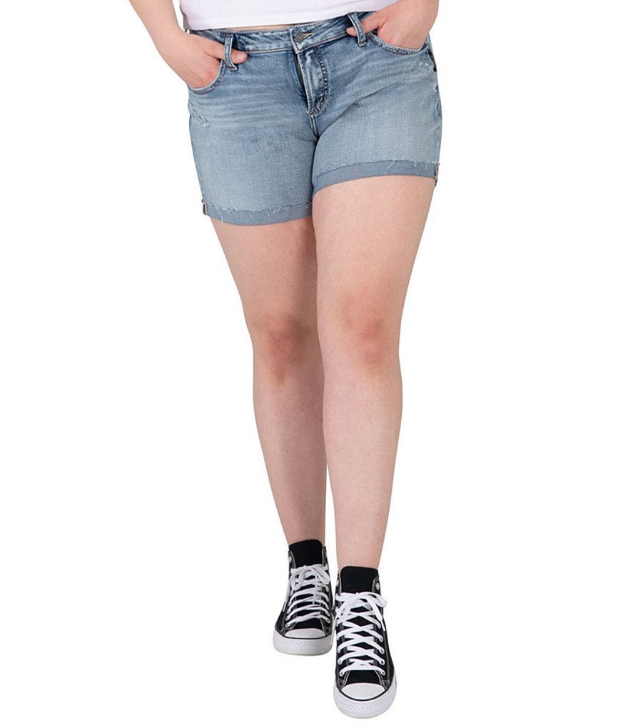 Code Bleu Plus Size Chelsea Bermuda Shorts