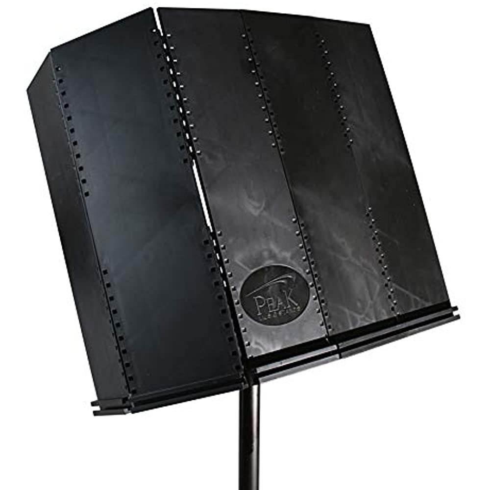 Peak Music Stands Portable Music Stand Black