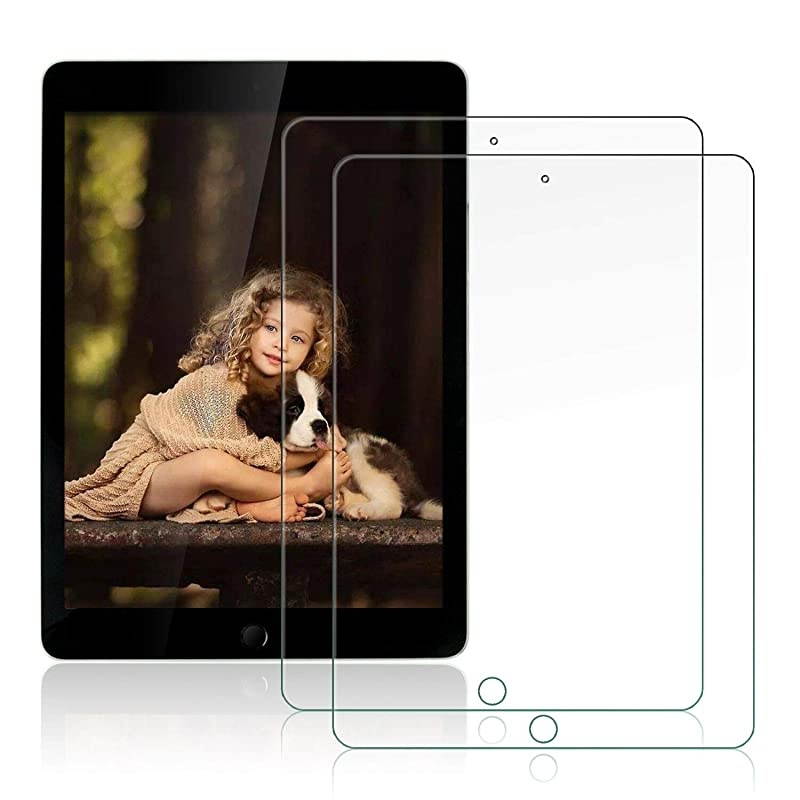 2 Pack New Screen Protector for iPad 8th Generation 102 inch 2020 Release iPad 7th Generation 2019 Clear Tempered Glass Film with AntiScratchHigh DefinitionBubble Free
