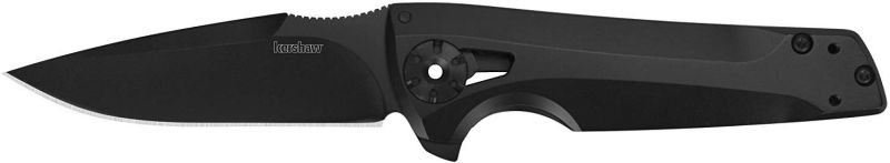 Kershaw Flythrough Folder 3.0 in Black Plain SS Handle