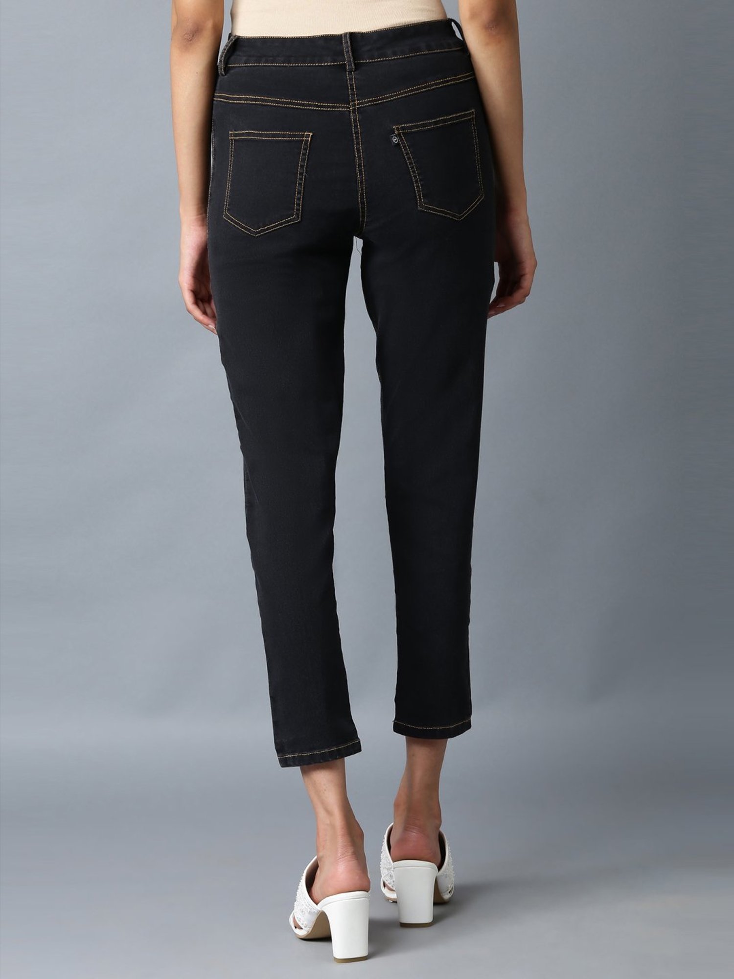 Elleven from Aurelia Slate Grey Slim Fit Jeans