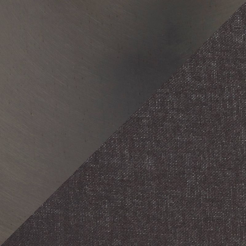 Trophy Industrial Floor Lamp with Gun Metal Linen Shade Black (Includes LED Light Bulb) - LumiSource