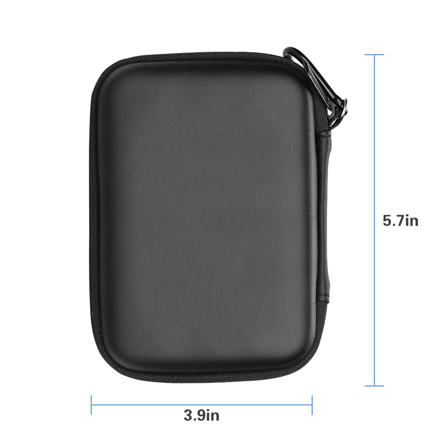 Procase Portable Hard Drive Case for Canvio Basics Western Digital WD Elements My Passport Seagate Portable Backup Plus Slim 1TB 2TB 3TB 4TB USB 3.0, 2.5&rdquo; Portable External Hard Drive Case -Black