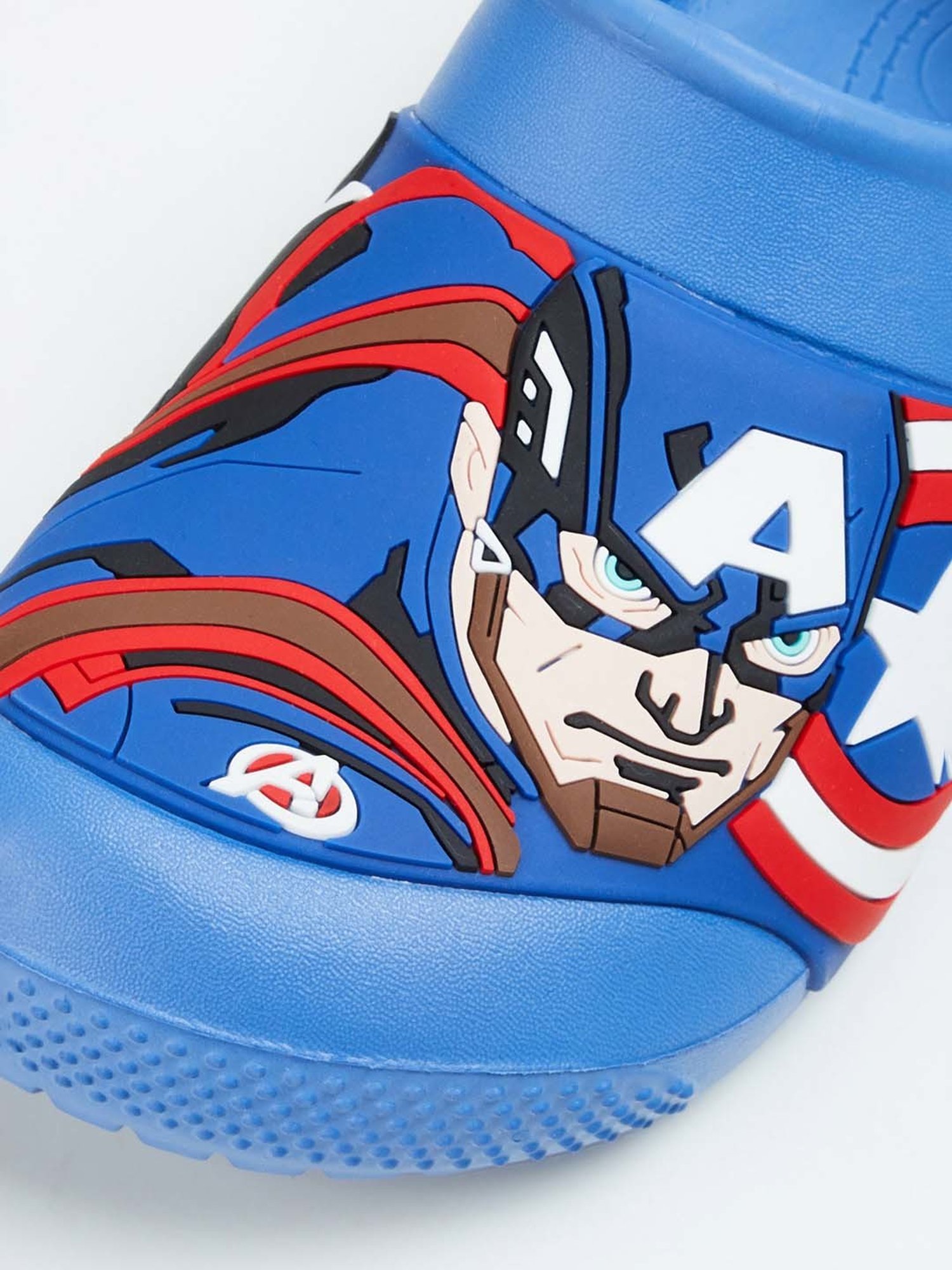 Fame Forever by Lifestyle Kids Blue & Red Back Strap Clogs