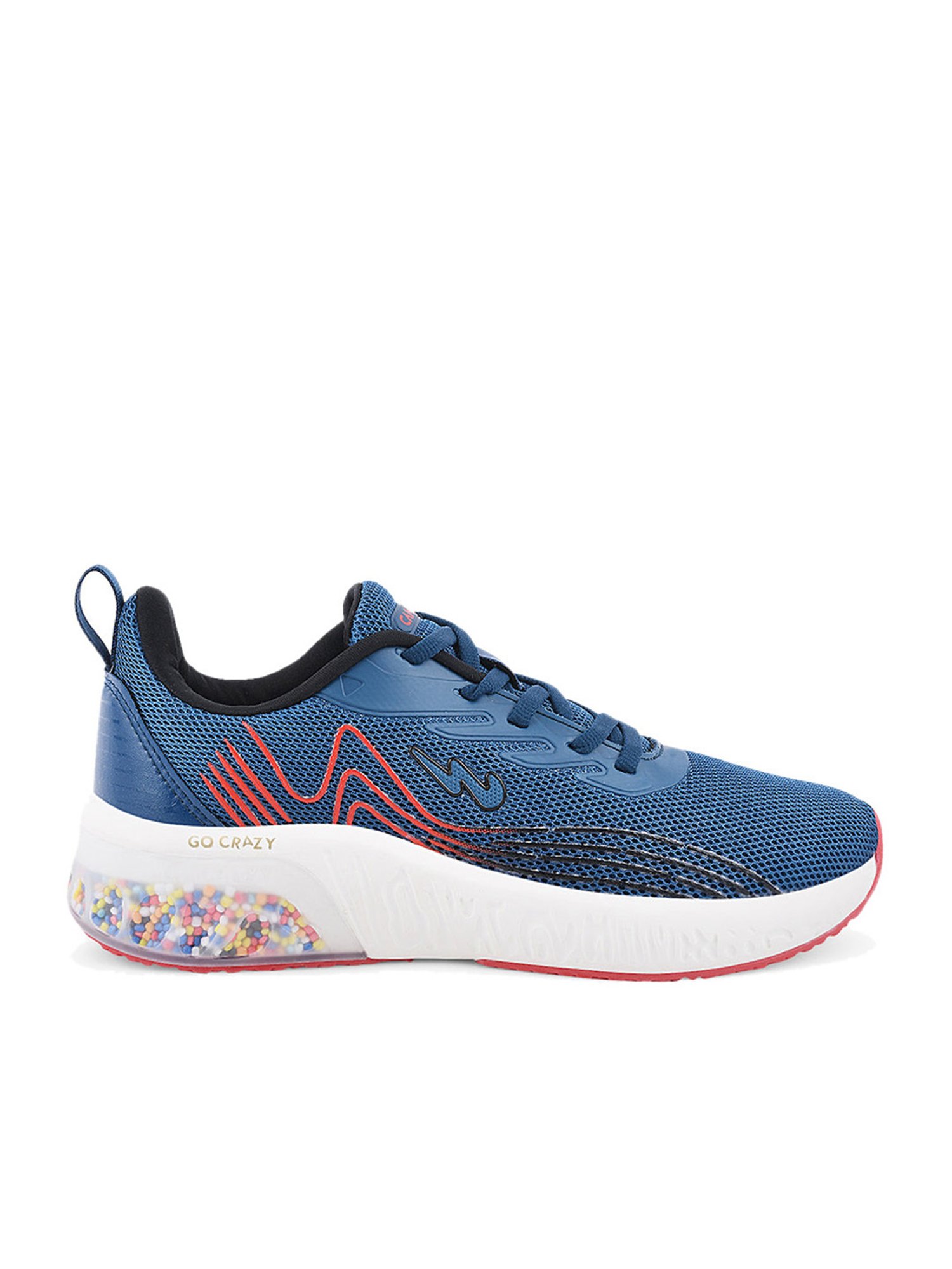 Campus Kids FURRY CH Blue & Red Running Shoes